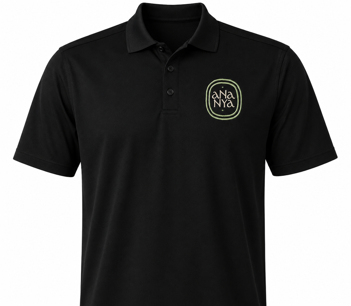 Black Performance Polo
